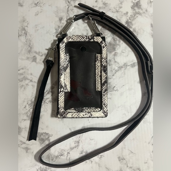 Aimee Kestenberg | Leather Phone Carrier | Python Crossbody - Picture 1 of 7